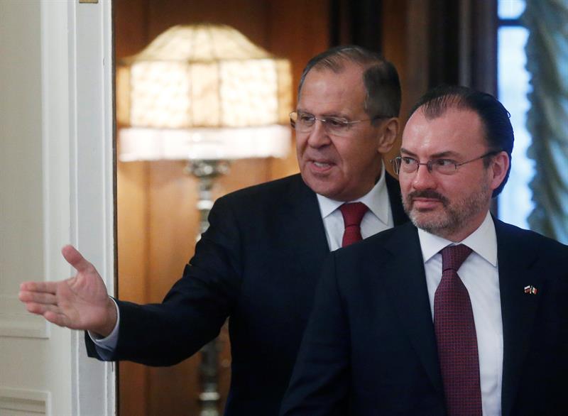 Mexican Foreign Minister Videgaray discusses bilateral relations with Lavrov